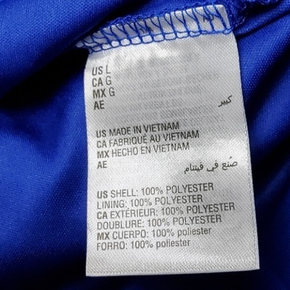 JM Collection Top Womens Large Blue Solid Tiered Bell Sleeve Gauze Blouse NWT - Picture 7 of 8